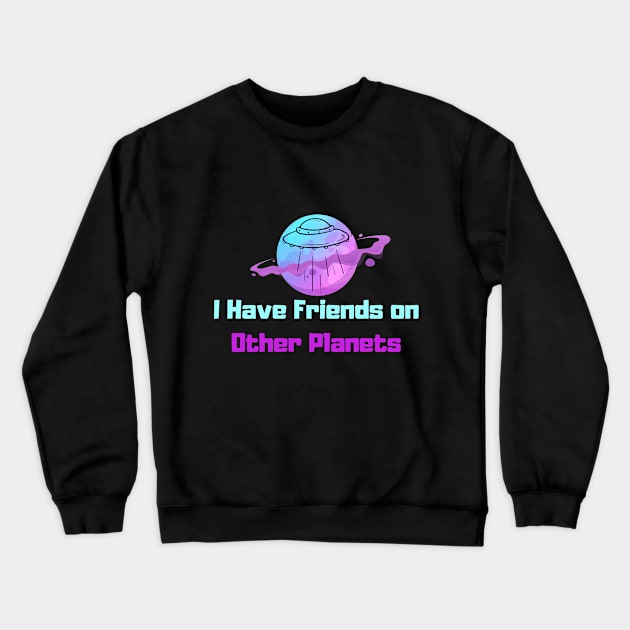 Alien ship Crewneck Sweatshirt by simple.seven